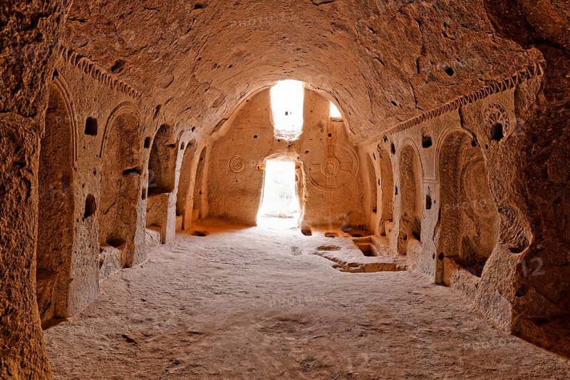 Holy Cross rock Church or Kutsal Hac Kilisesi