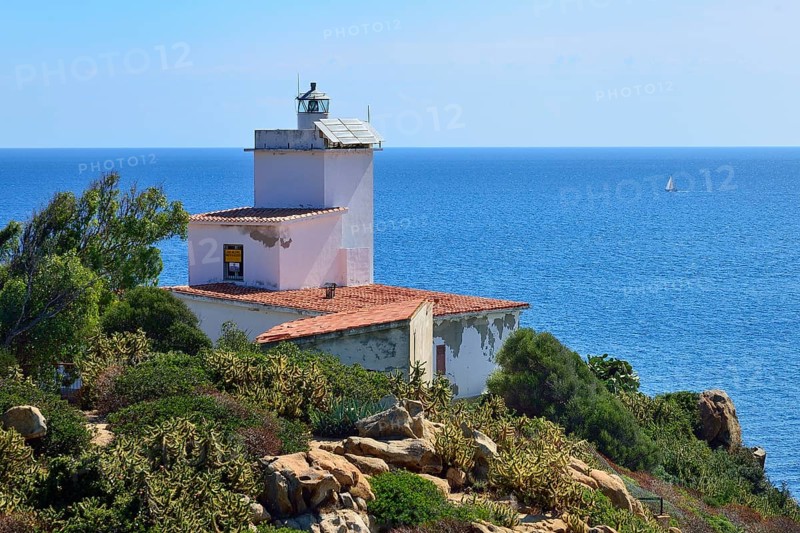 Lighthouse at Capo Ferrato
