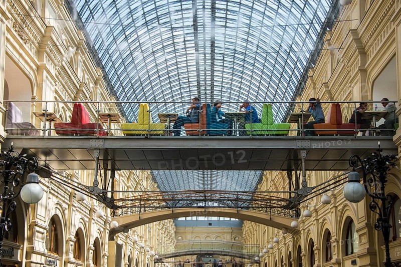 Gallery in the GUM department store