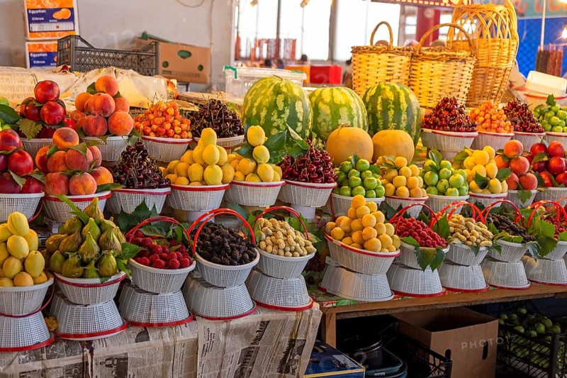 Stall with fruit