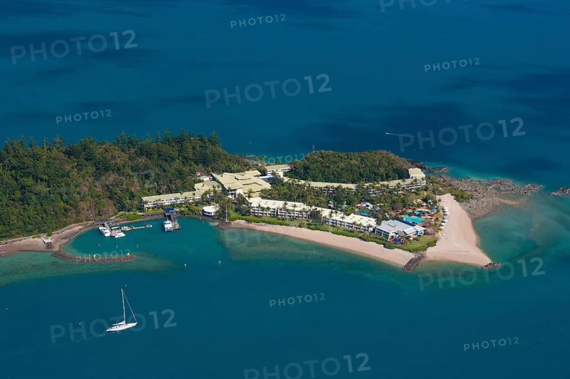 Aerial view of Airlie Beach