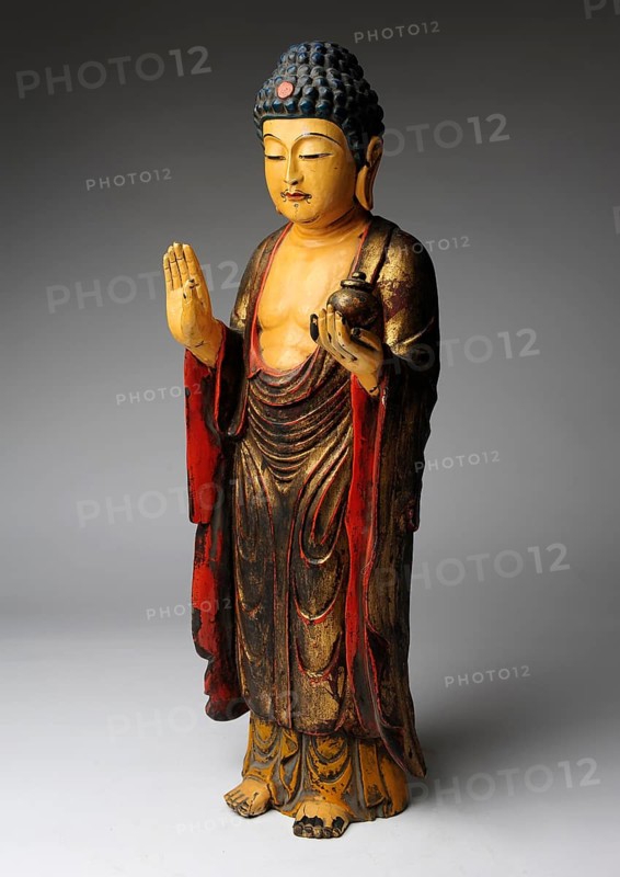 Old Buddha sculpture