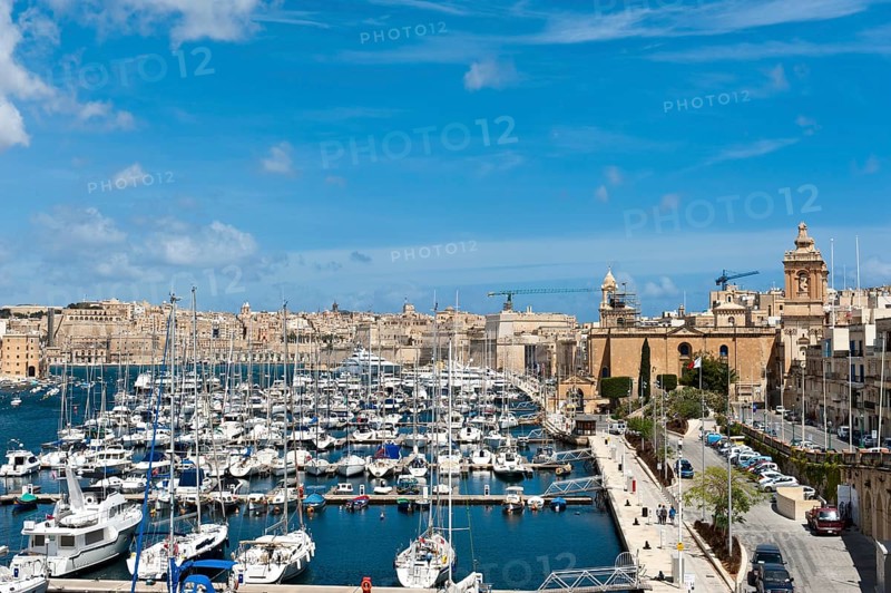 Vittoriosa yacht marina on the shores of Harbour Creek