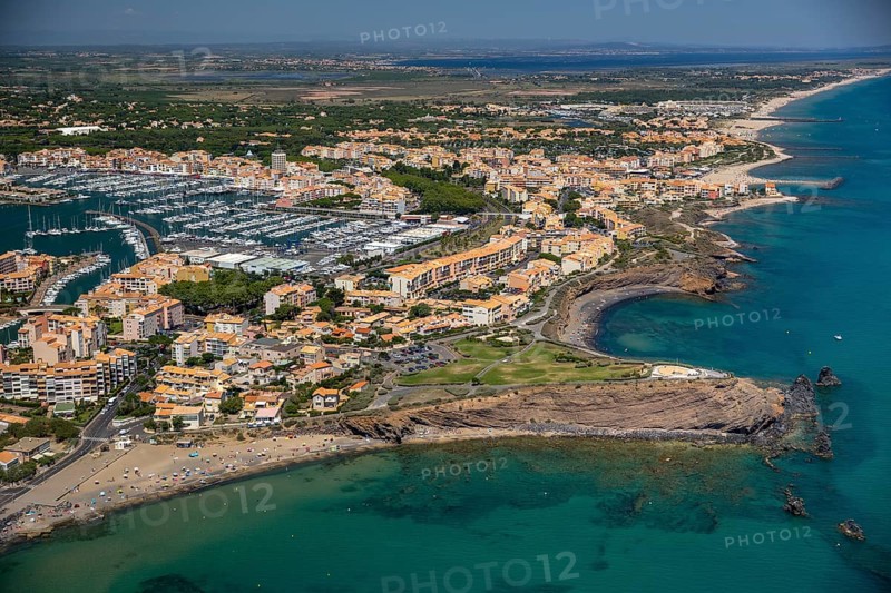 Coast and beach of Cap d'Agde