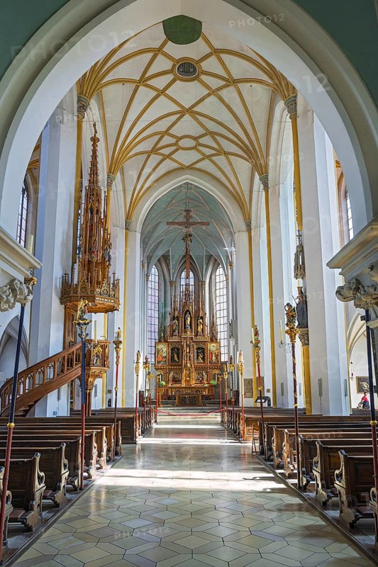Main altar and pulpit