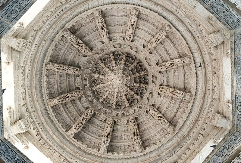 Architectural detail of domed roof