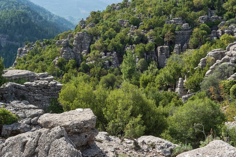 Rocky landscape in Koprulu Canyon National Park