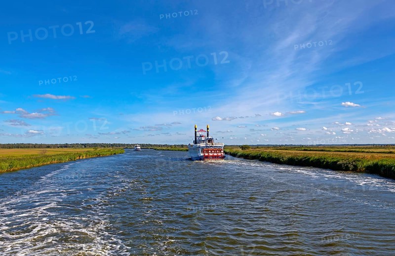 Paddle steamer River Star on the Prerower Strom