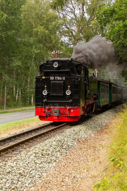 Rugensche Baderbahn or Rasender Roland narrow gauge railway