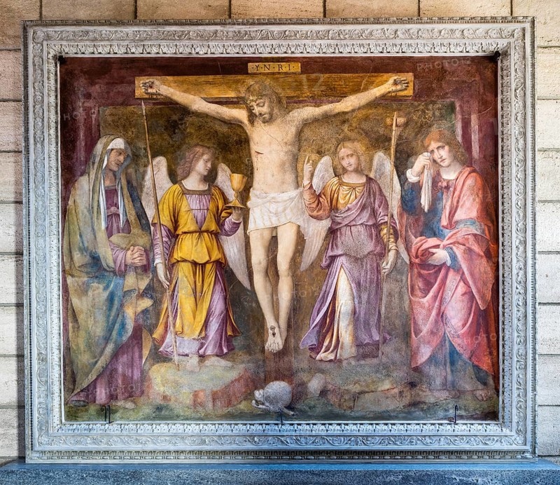 Crucifixion of Christ with Mary