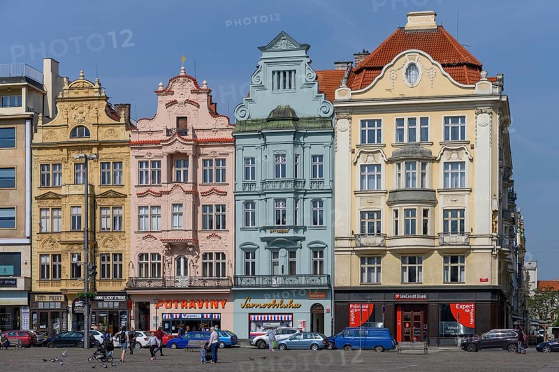 Old houses on Republic Square