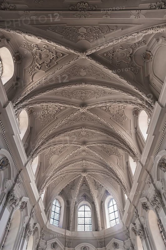 Stuccoed vaulted ceilling