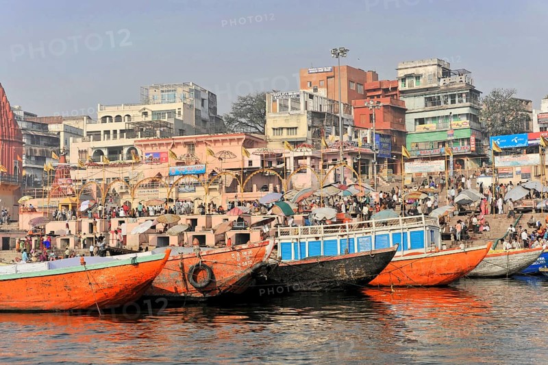 Boats on the Ganges