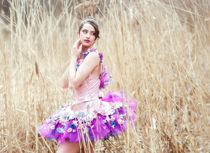 Ballerina wearing a tutu