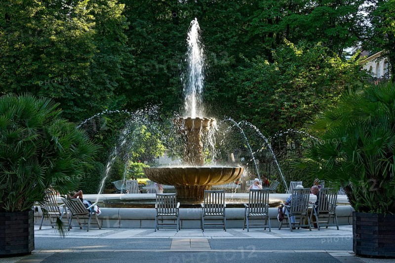 AlpenSole fountain with saline healing waters at the salt works