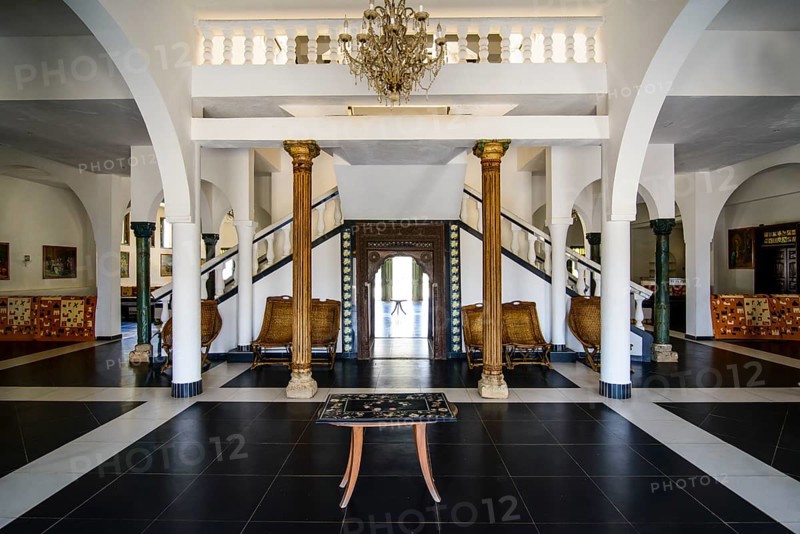 Entrance hall of a luxury hotel