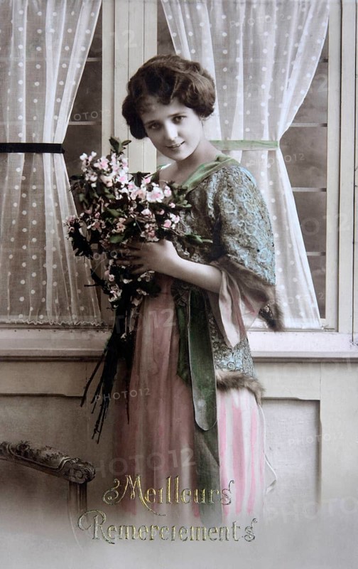 Old French postcard
