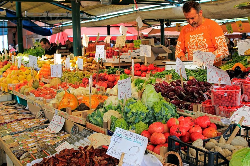 Fresh fruits and vegetables