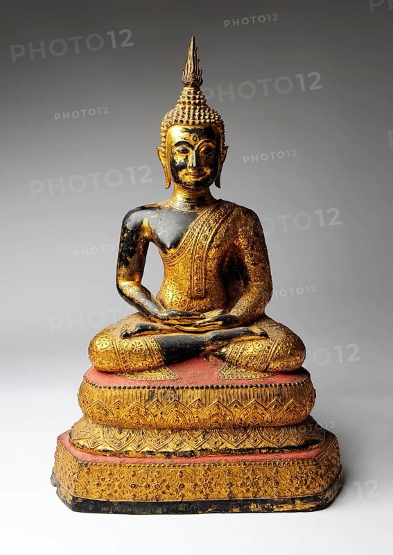 Ancient Buddha sculpture