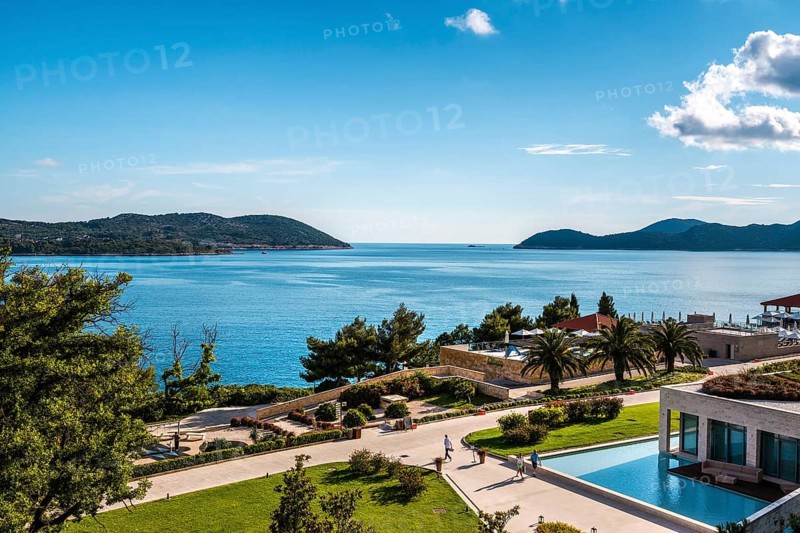 View of the sea from the Radisson Blue Hotel