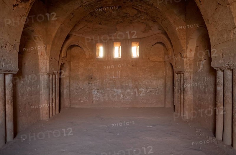 Desert castle Qasr Kharana or Qasr al-Harrana or Qasr al-Kharanah