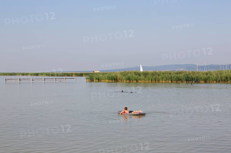 Bathing bay on Lake Neusiedl in Breitenbrunn