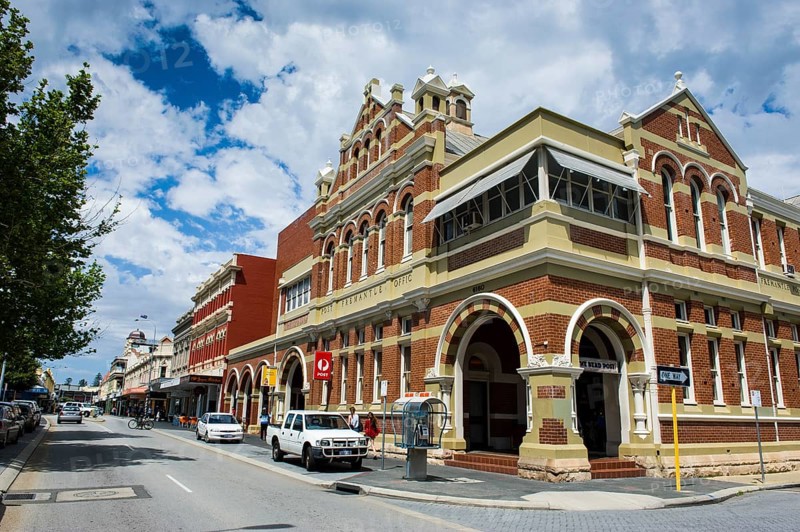 Colonial buildings in downtown Fremantle