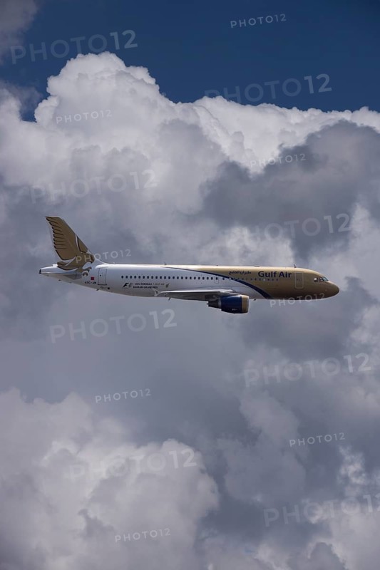 A9C-AM Gulf Air Airbus A320-214 in flight