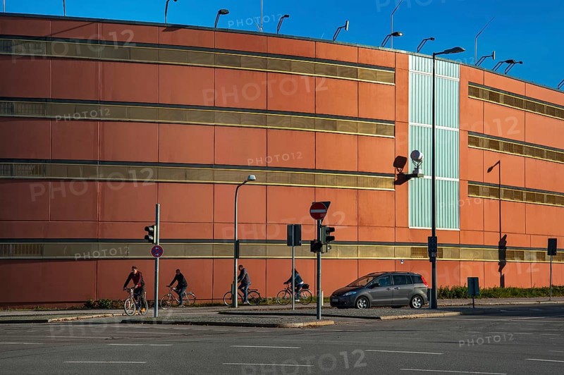 Red facade
