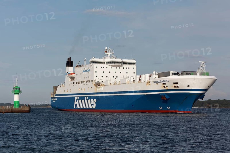 Finnlines ferry entering Travemunde