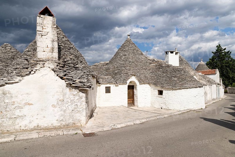 Traditional Trulli or round houses