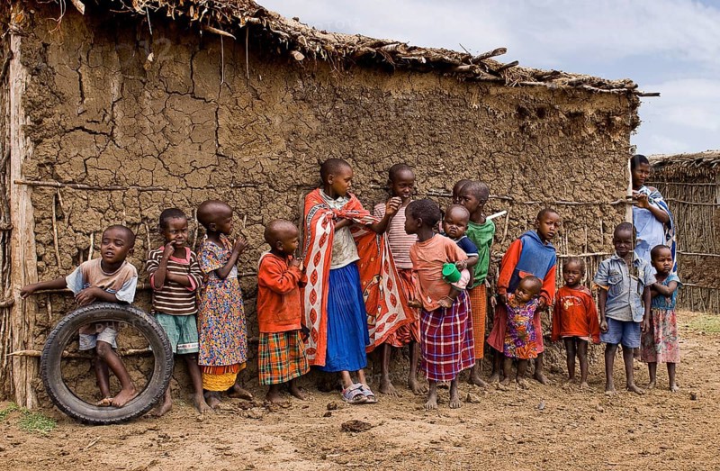 Masai children
