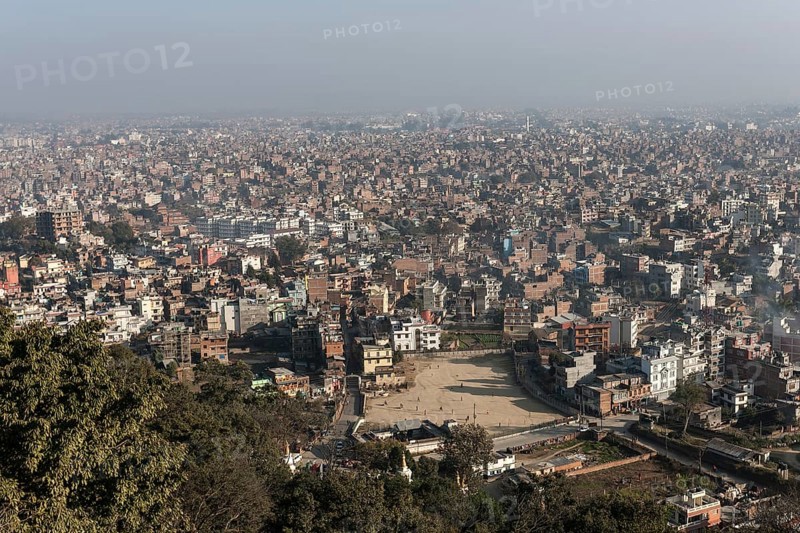 View of Kathmandu from the Swayambhunath Stupa