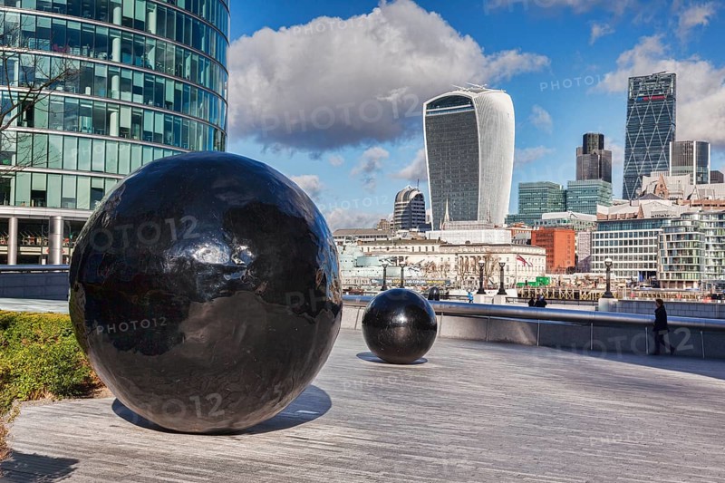 London skyline from the South Bank