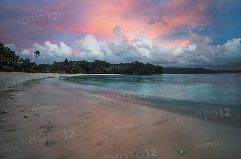 Champagne Beach at sunrise