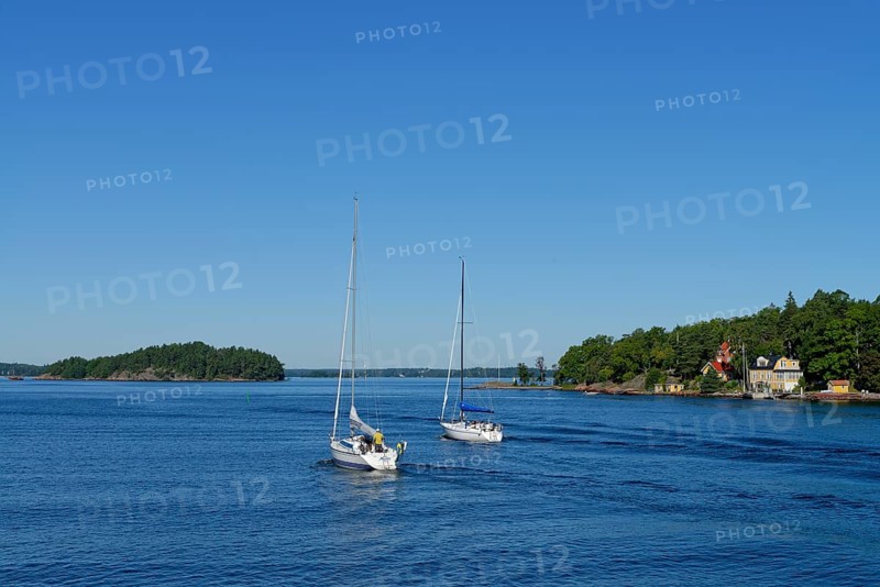 Sailboats in the Baltic Sea