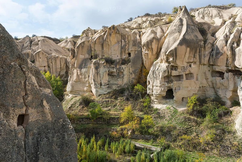Cave dwellings in the Goreme Open Air Museum
