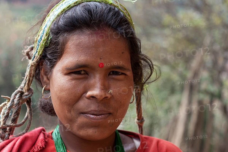 Nepalese farmwoman