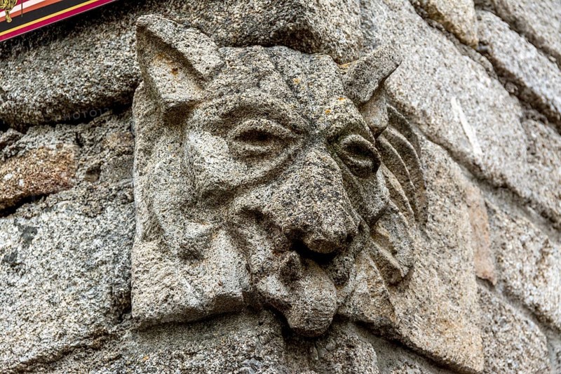 Sculpture of the Beast of Gevaudan
