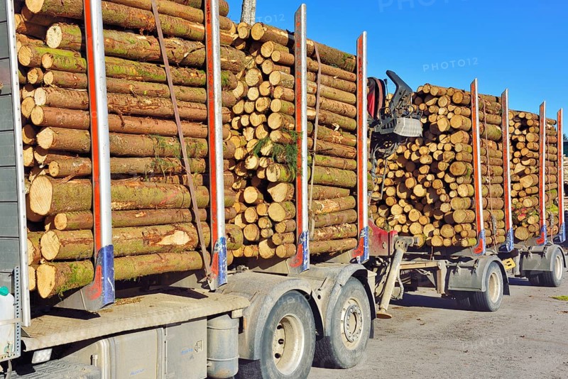 Truck with trailer