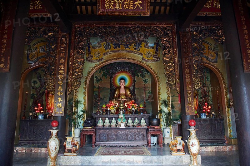 Temple on one of the Marble Mountains