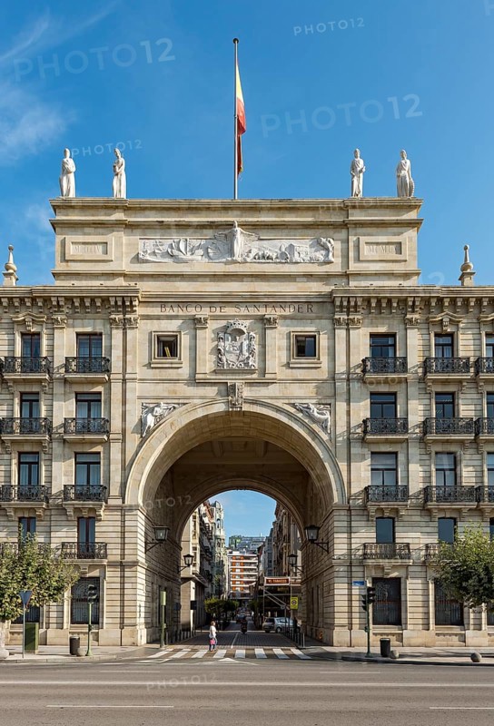 Building of headquarters of Bank of Santander