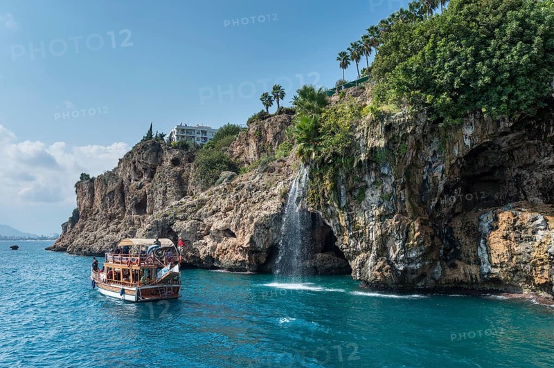 Excursion boat in the Gulf of Antalya