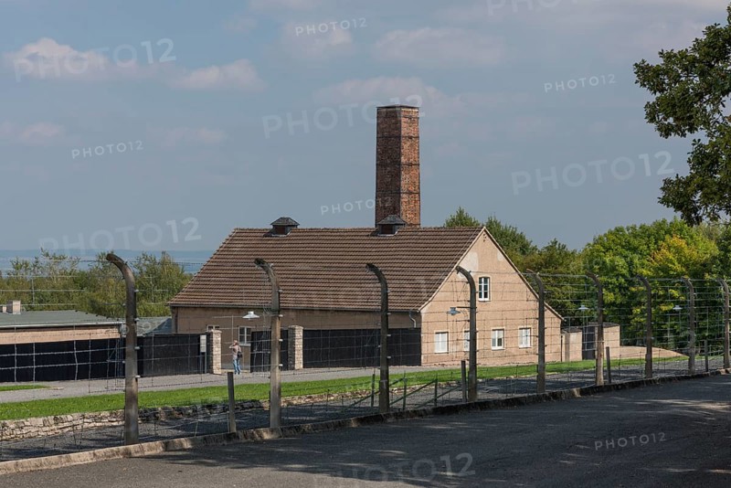 Crematorium and reconstructed fence