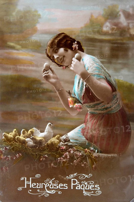 Old French postcard