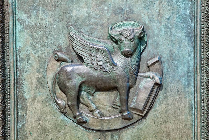 Bull with wings