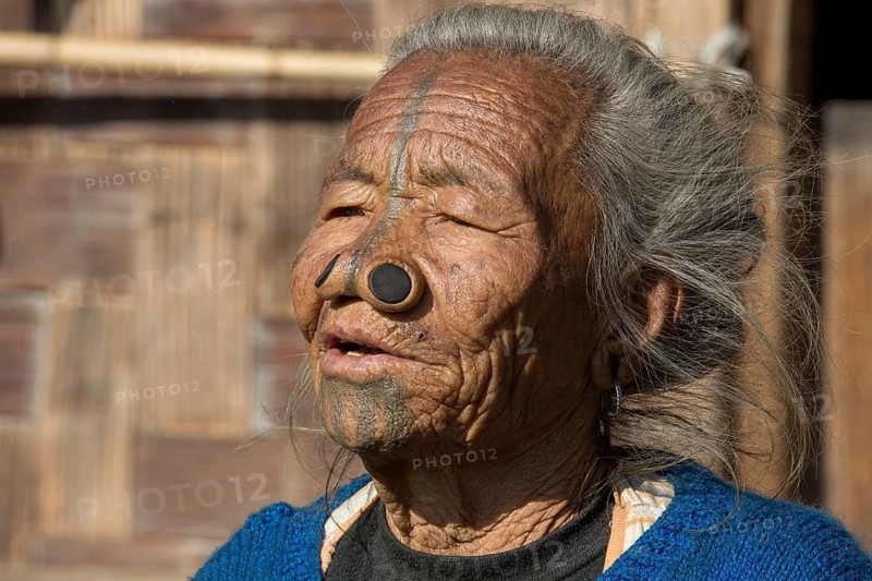 Woman of the Apatani people