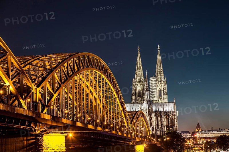 Illuminated Cologne Cathedral