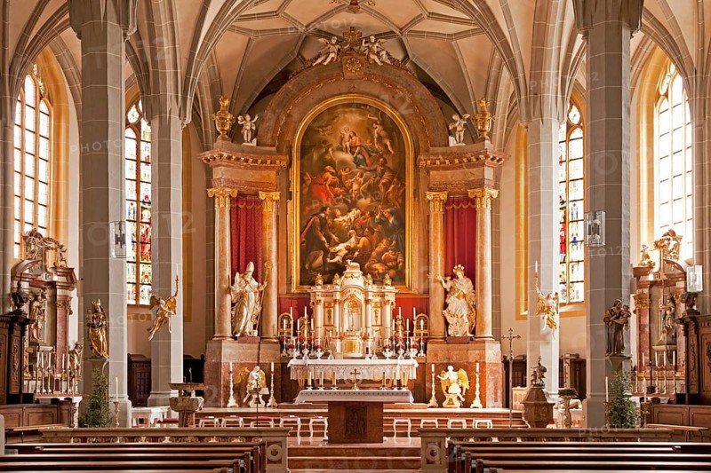 Interior and altar