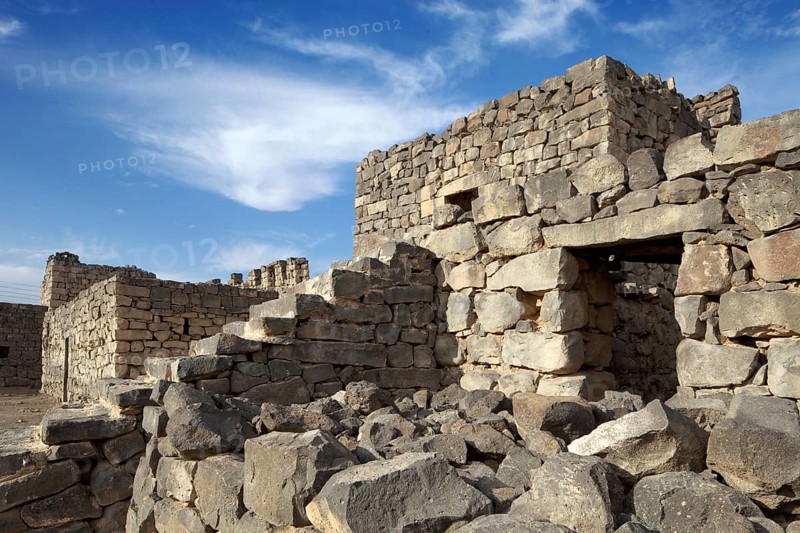Desert castle Qasr Al-Azraq Fort